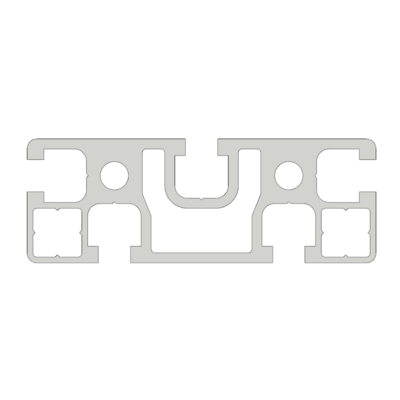 10-9032-0-48IN MODULAR SOLUTIONS EXTRUDED PROFILE<br>90MM X 32MM PROFILE, CUT TO THE LENGTH OF 48 INCH